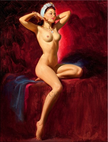 Arte erotica vintage nudo - arte,