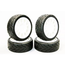 The Rally Legends SET GOMME + CERCHI ABARTH 500 ASSETTO CORSE (4) EZRL2106