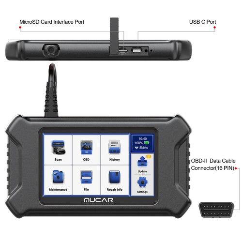 Mucar cs6 obd2 dispositivo - obd2,