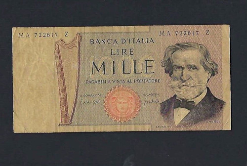 Repubblica italiana rara 1000 - italiana,