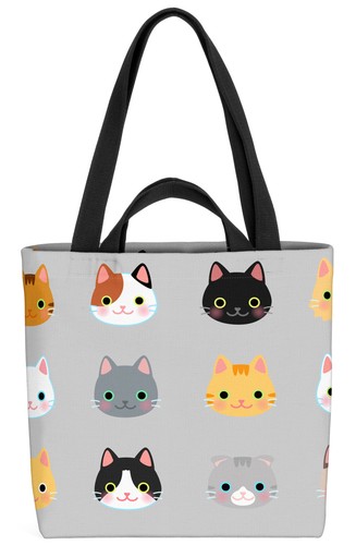 Anime gatti grigio borsa - grigio,