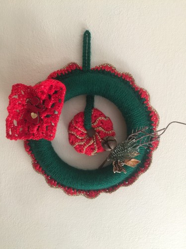 Ghirlanda natale lavorata - ghirlanda,