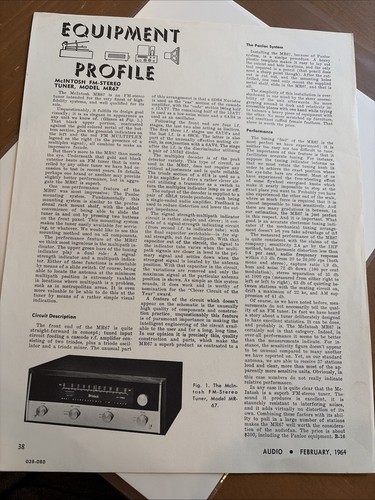 Mcintosh equipment profile - equipment,