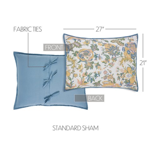 Trapunta standard sham wilder - trapunta,