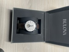 Orologio Bulova Aerojet Automatic Uomo Cinturino Pelle Marrone IN GARANZIA