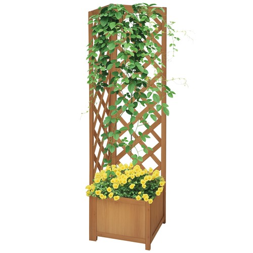 Outsunny fioriera legno - fioriera,