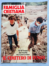 FAMIGLIA CRISTIANA 1985 31 VAL DI FIEMME STAVA LA LUNA BAGLIONI BOB GELDOF POLO