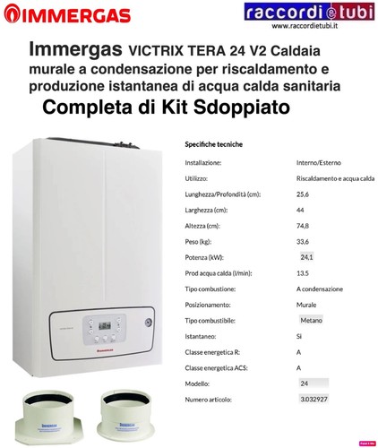 Immergas caldaia victrix tera - immergas,