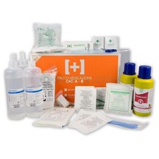 KIT DI REINTEGRO ALLEGATO 1 PER CASSETTA MEDICA PRONTO SOCCORSO + 3 DIP S/SFIGMO