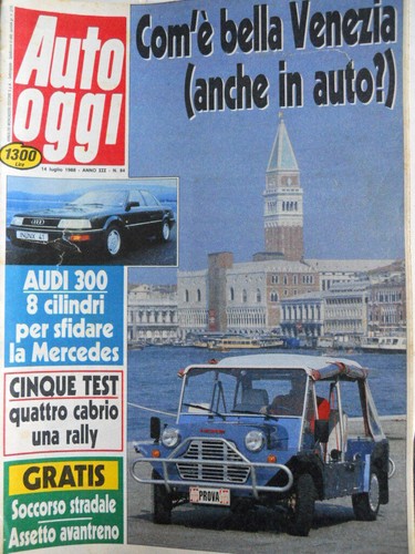 Auto oggi 1988 - auto,