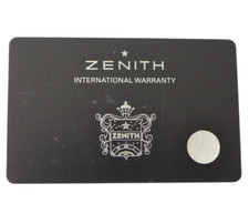 Scheda Internazionale Zenith Watch Pilot Type 20 Originale Usato