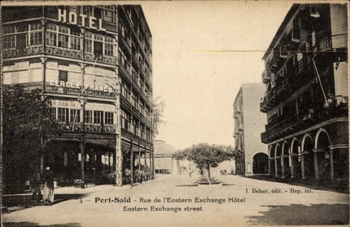 Port said ägypten - rue, de
