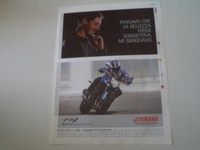 advertising Pubblicità 2007 MOTO YAMAHA FZ1