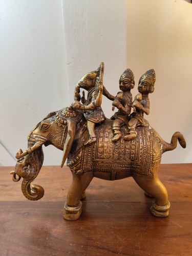 Statue bronze ganesh sur - en,