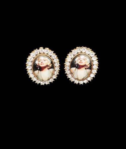 Orecchini vintage marilyn - orecchini,