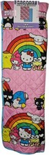 Coperta trapuntata reversibile Hello Kitty - HK & Friends, 60"x90"