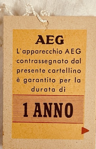 Ferro stiro aeg vintage - stiro,