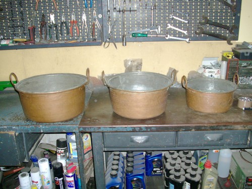 Set pentole rame - pentole, in