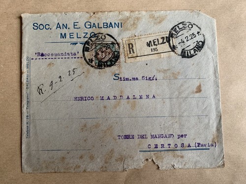 Busta pubblicitaria galbani - pubblicitaria,