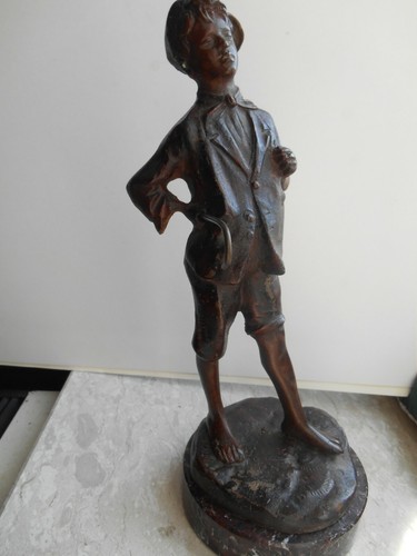 Statua bronzo giovane - statua,