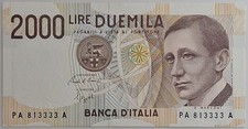 2000 lire guglielmo marconi - 2000,