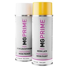 Kit di vernice acrilica professionale neon con fondo luminoso in Arancione neon