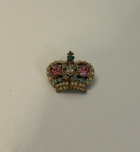Spilla corona miniatura