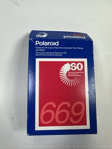 Open box polaroid 669 - box,