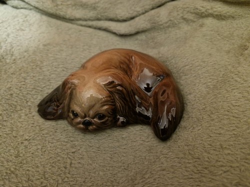 Vintage pekingese porcelain - vintage,