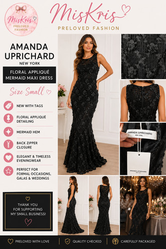 Amanda uprichard black floral - black,