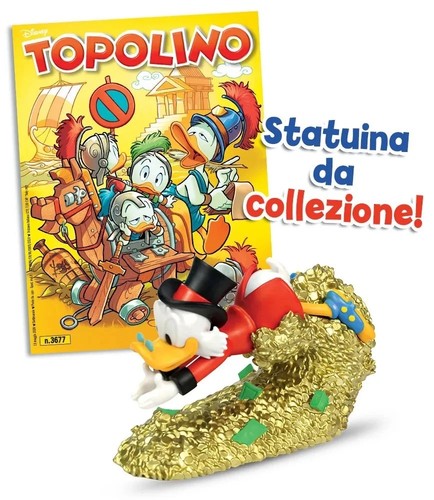 Topolino 3677 con statua - topolino,