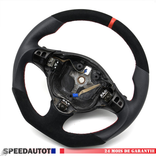 Tuning volant aplati alcantara - tuning,