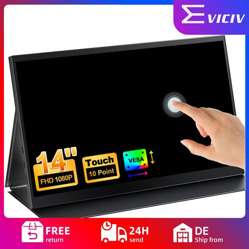 Eviciv monitor portatile touch - monitor,