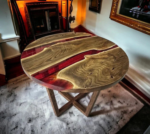 Tavolino caffè epossidico - da,