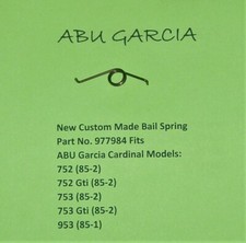 1 ABU Garcia Cardinal 753 (modello 85-2) REEL NUOVO SU MISURA MOLLA CAUZIONE #977984