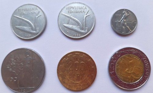 Monete italiane lire - italiane, lire: