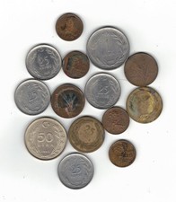 Lotto stock 14 monete Turchia