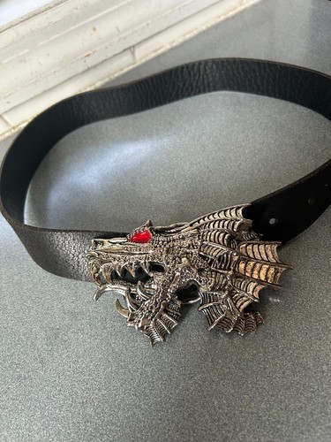 Fibbia cintura testa drago - testa, di