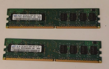 2GB 2x1GB PC2-5300 SAMSUNG DDR2-667 M378T2863DZS-CE6 Desktop Ram Memory Kit DIMM