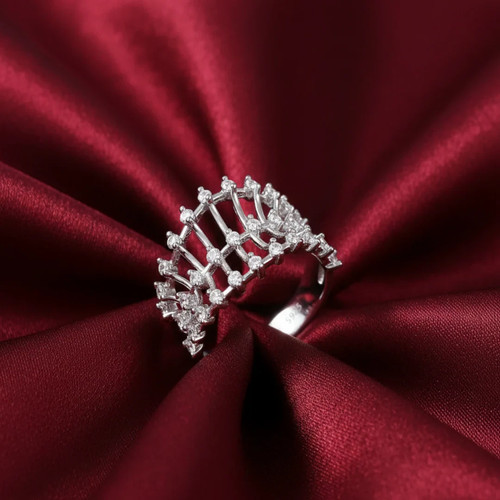 Anello reticolo spina - di, pesce