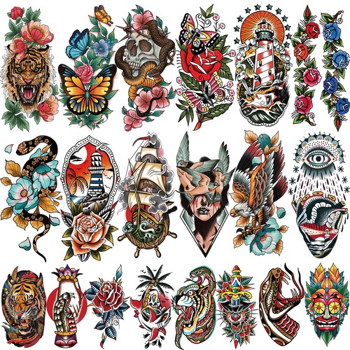 Fogli tatuaggi temporanei - 77,