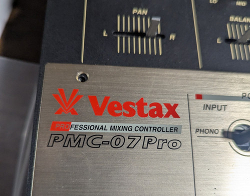 Vestax pmc pro - pmc-07, eq