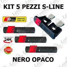 Kit 5 pz S-Line Nero Opaco per