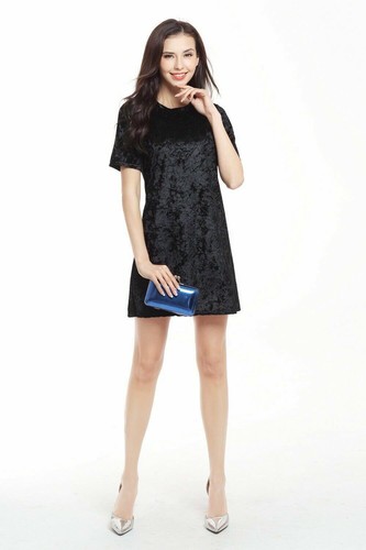 Vestito donna nero mini - vestito,