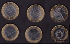 LOTTO DI 3 MONETE SLOVENIA DA 3,00 EURO 2008-2009