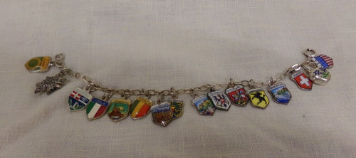 Bracciale vintage charm - bracciale, stemma