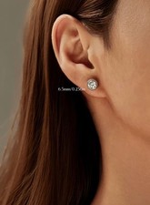 Orecchini Donna Moissanite 1