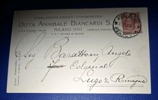 cartolina pubblicitaria ditta