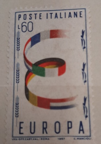 Francobollo italia lire - italia, 60