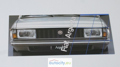 Fiat argenta brochure - fiat, (132_)